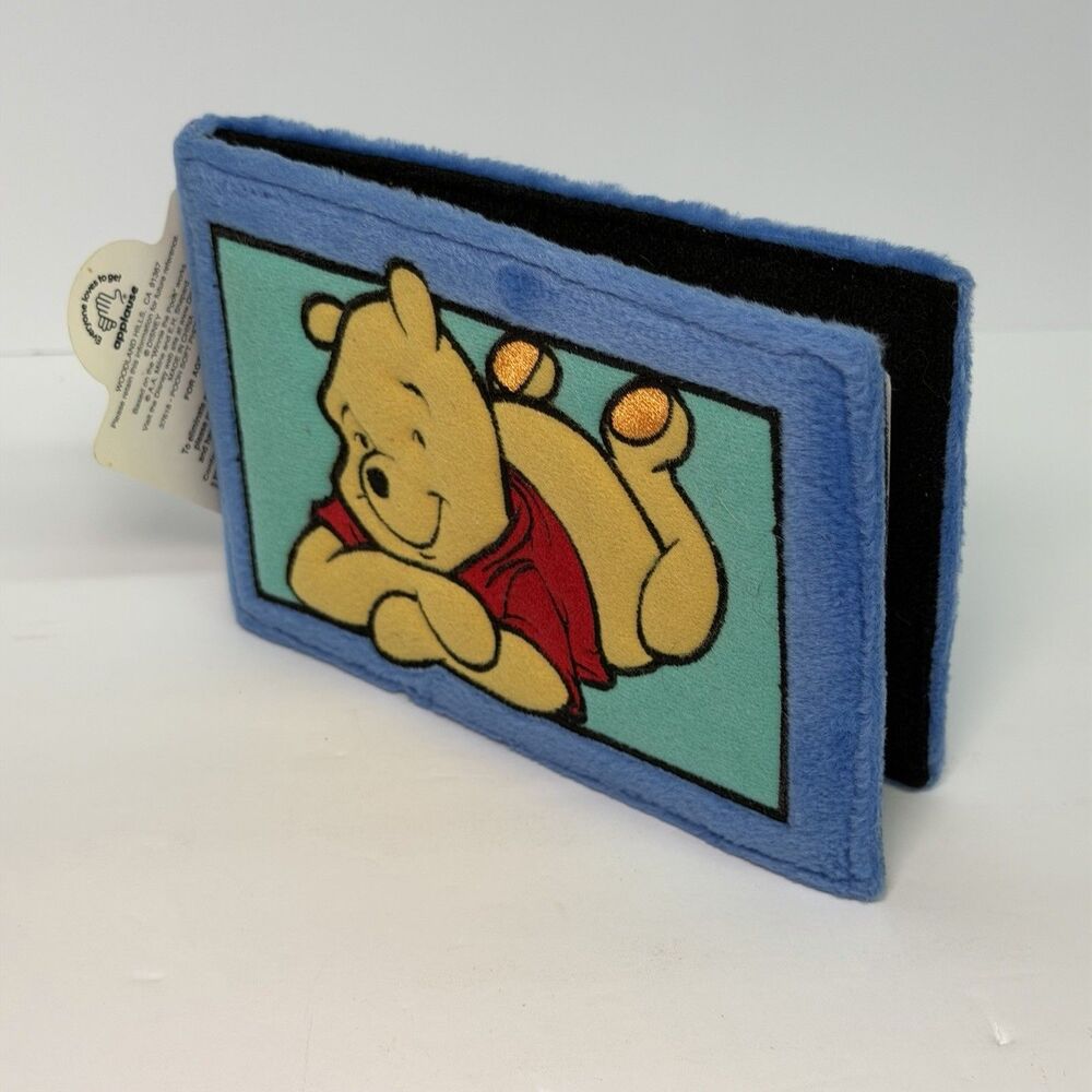 Winne the Pooh Soft Photo Album Pooh Bear 5x7 Colorful Vintage Applause NWT